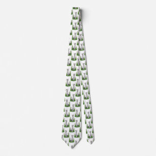 Cravate Camel llama Alpaca Design Motif