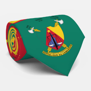 Cravate Cameroonian Flag & Coat of Arms, Flag of Cameroon