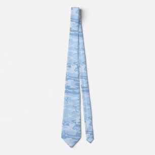 Cravate Camo bleu fané