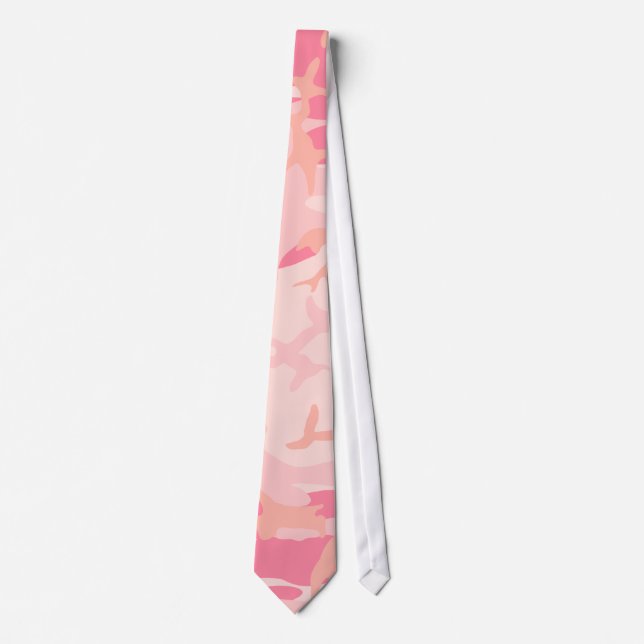 Cravate Camo rose - Camo fillette (Devant)