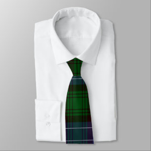 Cravate Campbell Tartan Green Plaid