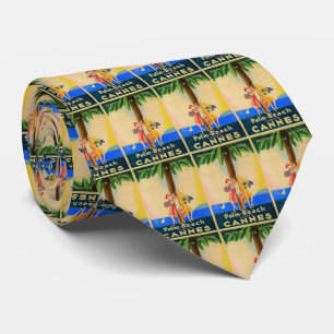 Cravate Cannes vintage