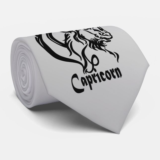 Cravate Capricorne la Chèvre de Mer Zodiaque S (Roulé)