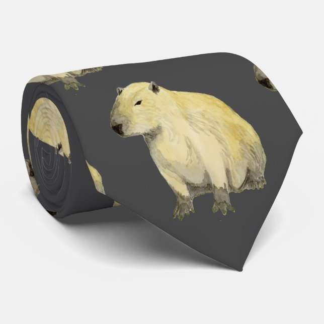 Cravate Capybara (Roulé)