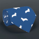 Cravate Cardigan Welsh Corgi Silhouettes Motif<br><div class="desc">Ce cravate motif Corgi original fait un grand cadeau pour les papas de chien! Disponible dans une variété de couleurs, cette cravate cool fait une déclaration pour quiconque aime Cardigan Welsh Corgis. Un cadeau génial pour le type qui porte une cravate pour les affaires, ou pour des événements spéciaux comme...</div>