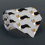 Cravate Cardigan Welsh Corgis Motif<br><div class="desc">Ce cravate motif Corgi original fait un grand cadeau pour les papas de chien! Disponible dans une variété de couleurs, cette cravate cool fait une déclaration pour quiconque aime Cardigan Welsh Corgis. Un cadeau génial pour le type qui porte une cravate pour les affaires, ou pour des événements spéciaux comme...</div>