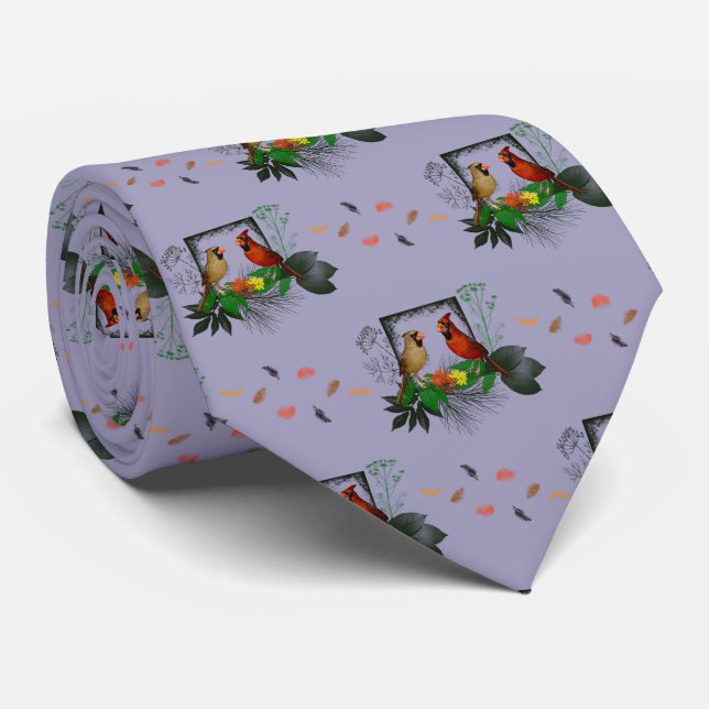 Cravate Cardinals Corner Tie (Lilas) (Roulé)