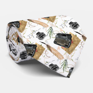 Cravate carrelage motif de l'écriture ancienne