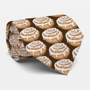 Cravate carrelée à la cannelle glacée