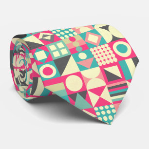 Cravate Carrés Abstraits 110419