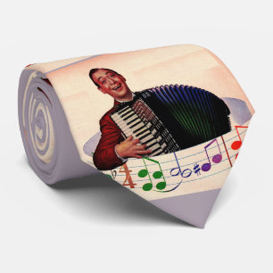 Cravate carte accordéon