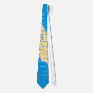 Cravate Carte de l'État de Floride