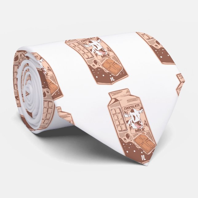 Cravate Carton de lait au chocolat (Roulé)