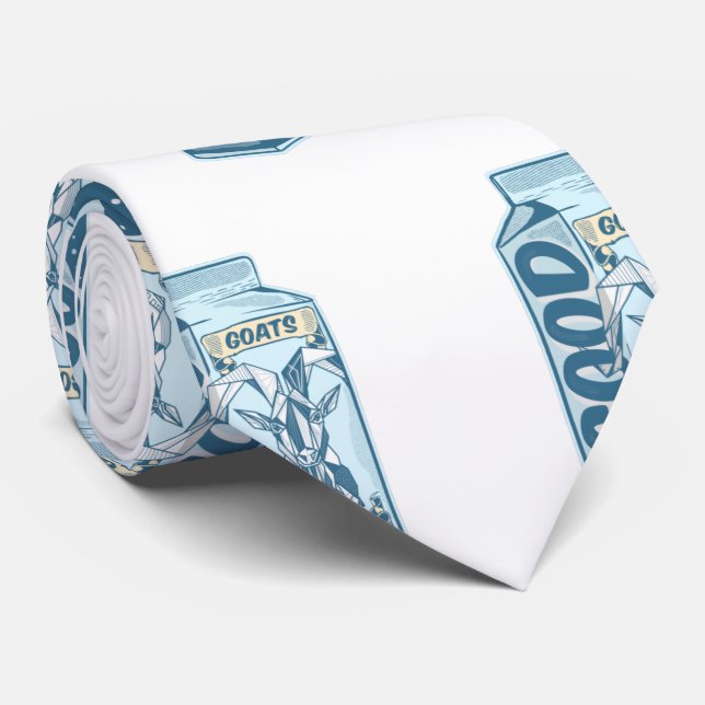 Cravate Carton of goat milk (Roulé)