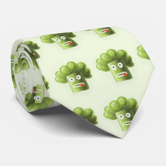 Cravate Cartoon Le Brocoli est une nourriture saine