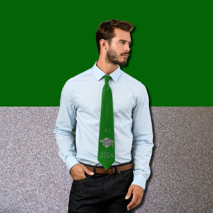 Cravate Casquette de remise des diplômes 2025 -monogrammée