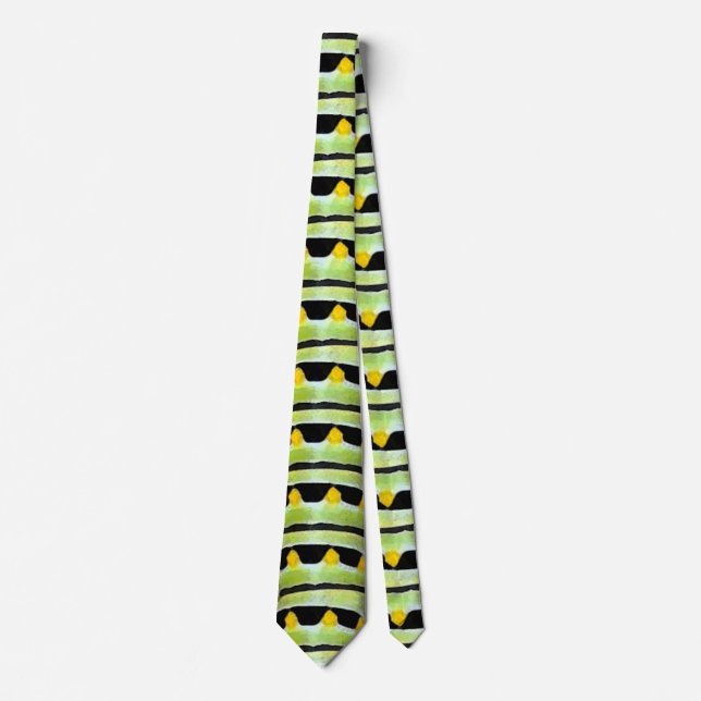 Cravate Caterpillar Pattern Design (Devant)