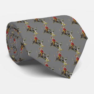 Cravate Cavalier de taureau western vintage