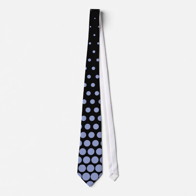 Cravate Ceil Polka Dot Modern Black (Devant)