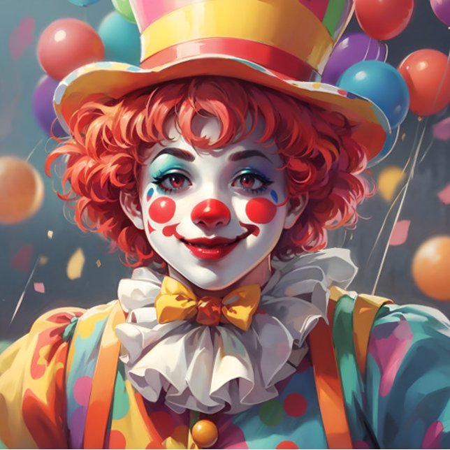 Cravate Célébration d'anniversaire de clowns (Créateur téléchargé)