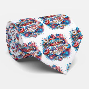 Cravate Célébrez le 250e anniversaire de l'Amérique avec u