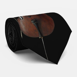 Cravate Cello en noir (ou couleur personnalisée)