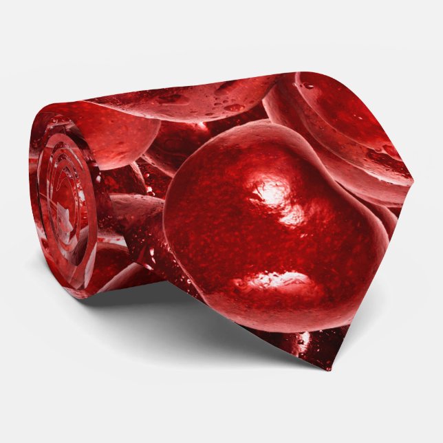 Cravate Cerises sucrées (Roulé)