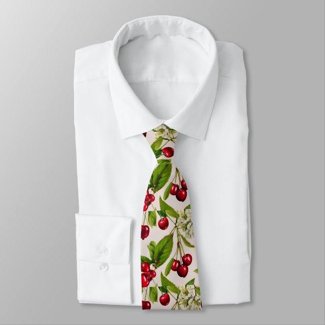 Cravate Cerises Vintage (Attaché)