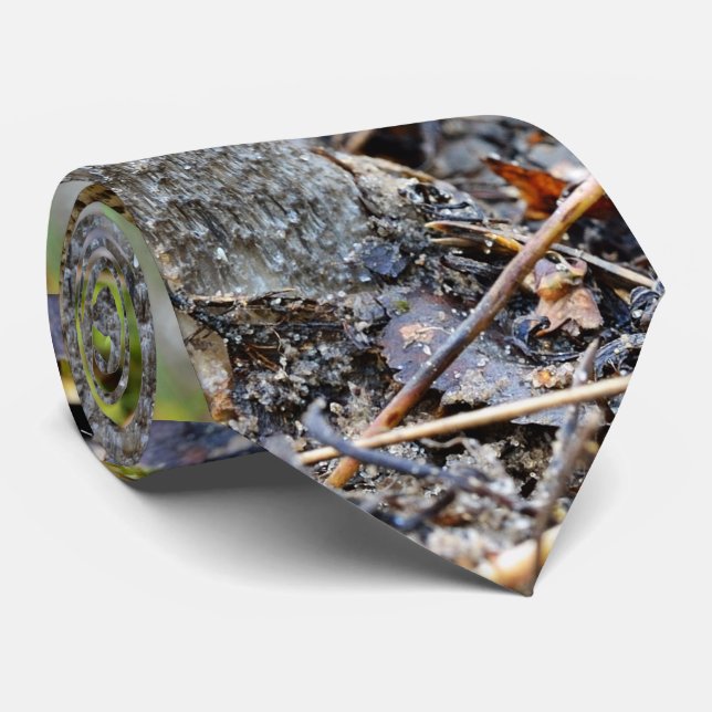 Cravate Champignon d'automne (Roulé)