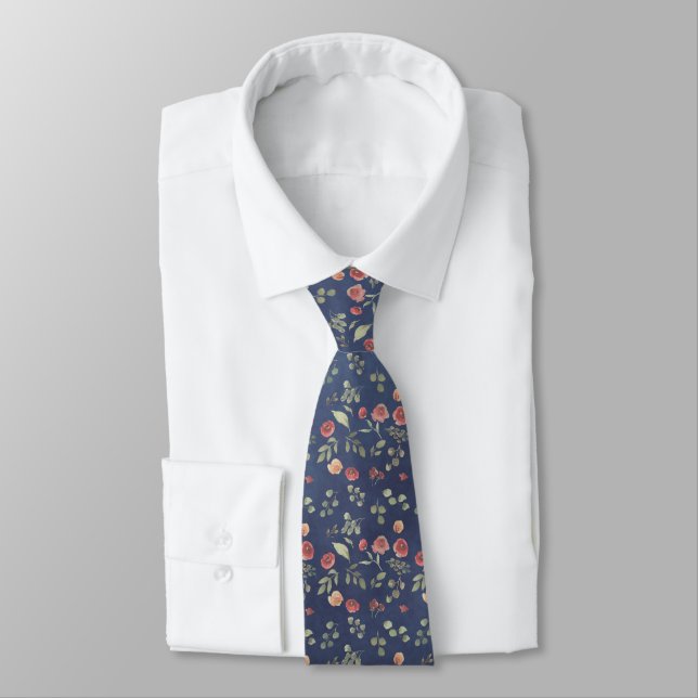 Cravate Champs floraux (Attaché)
