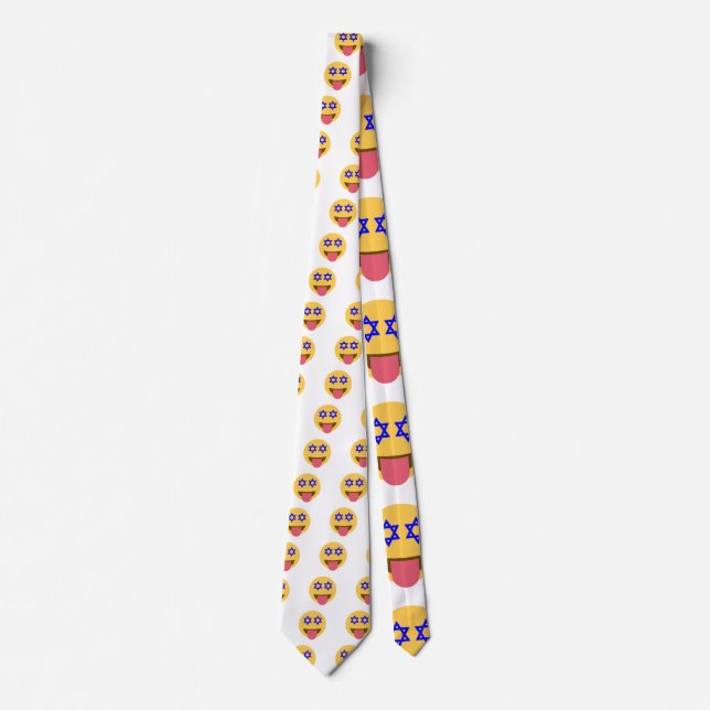 Cravate chanukkah hanoukka emoji (Devant)
