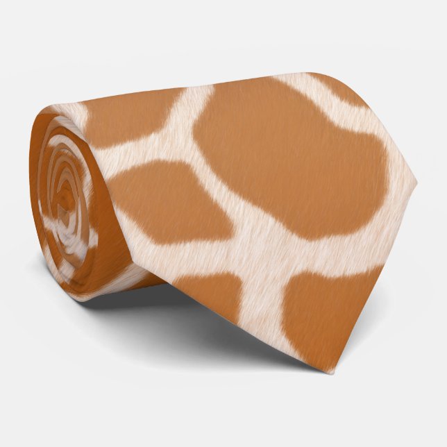 Cravate Charming Giraffe Spots Poster de animal sauvage (Roulé)
