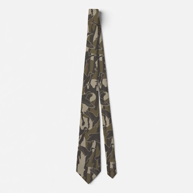 Cravate Chasse aux oiseaux d'eau Bottom Lands Camo Chasseu (Devant)
