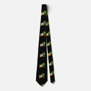Cravate Chat de la Saint Patrick