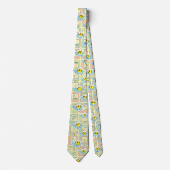 Cravate Chaucer le Rubber Duck Men's Neck Tie (Devant)