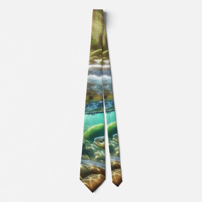 Cravate Chaussettes Truite Brook (Devant)