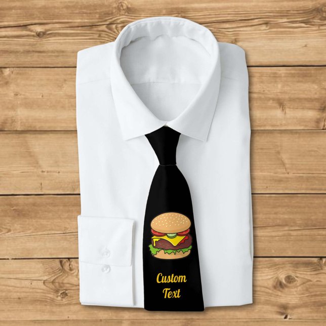 Cravate Cheeseburger (Créateur téléchargé)
