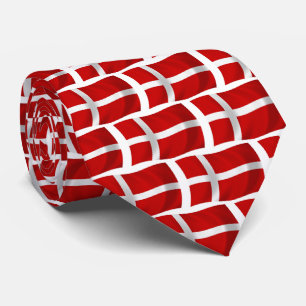 Cravate Chemise à drapeau danois