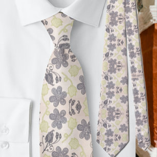 Cravate Chemise à fleurs pastel rose pour occasion spécial