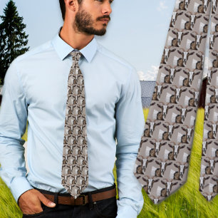 Cravate Chemise à motif de chèvres