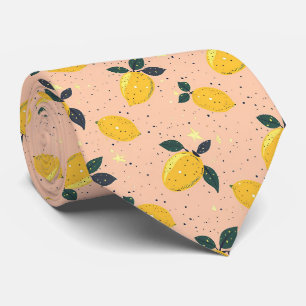 Cravate Chemise à motifs citron pour hommes