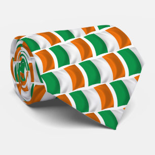 Cravate Chemise avec drapeau irlandais