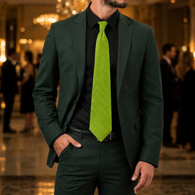 Cravate Chemise texturée émeraude (Créateur téléchargé)