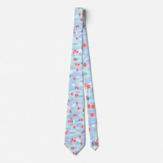 Cravate Cherry Blossom Rainstorm Tie