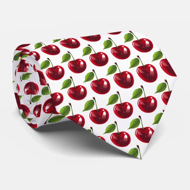 Cravate Cherry sauvage (Roulé)