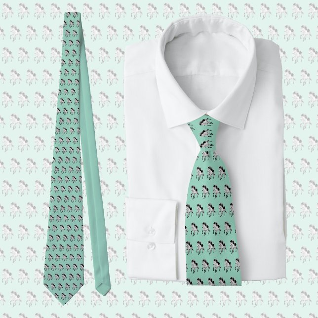 Cravate cheval islandais en mouvement, amoureux des chevau (Créateur téléchargé)