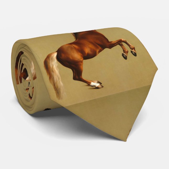 CRAVATE CHEVAL ROUGE (Roulé)