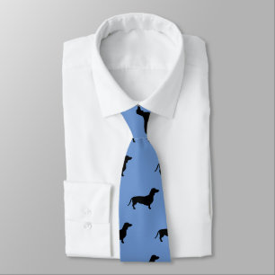 Cravate Cheveux courts Dachshund - Silhouette 1