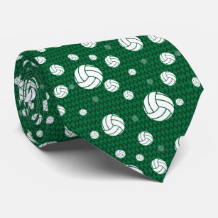Cravate Chevron de volley-ball vert