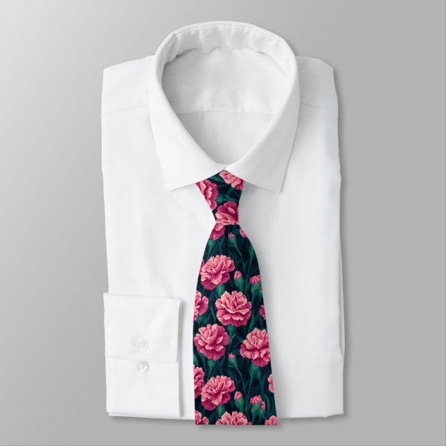 Cravate Chic Gifts For Father Carnation Floral (Attaché)
